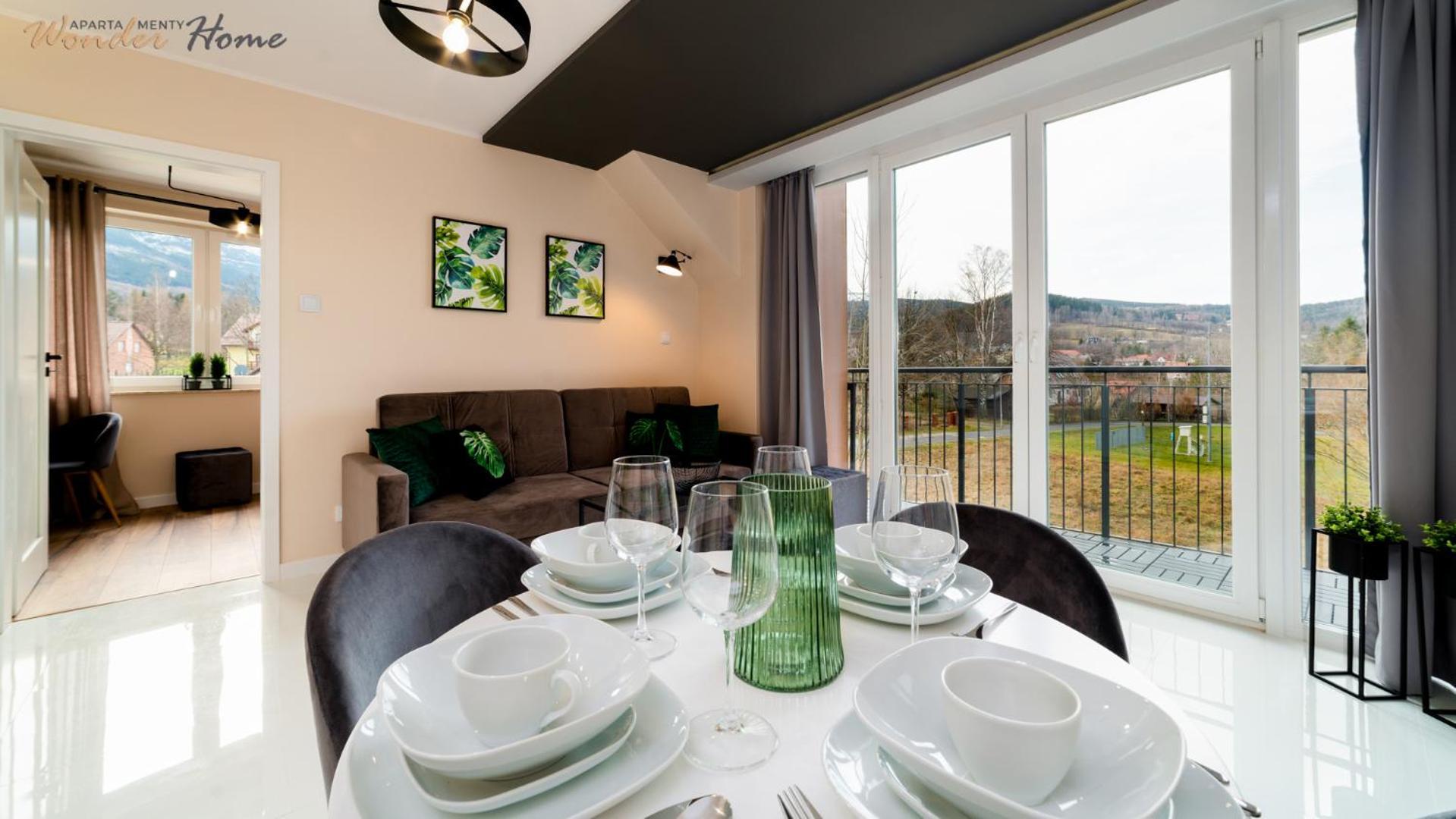 Wonder Home - Apartamenty W Malowniczej Okolicy, Z Balkonami I Widokiem Na Gory Karpacz Bagian luar foto